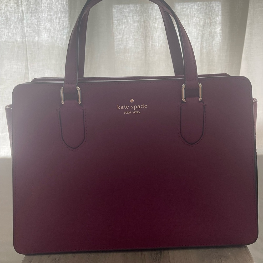 Kate Spade Purple Satchel Bag